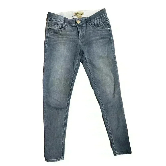 Democracy AB Technology Jeans Womens 6 Blue Light Wash Skinny Stretch Waist - Picture 1 of 8